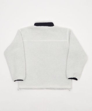 WEGO 【2025年秋冬新作アイテム/ユニセックス着用ITEM/SMLサイズ展開】ボアブルゾン オフホワイト