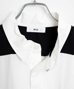 WEGO ビッグラガーシャツ ブラック