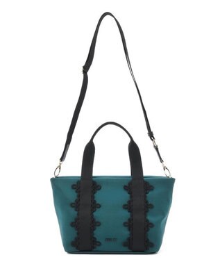 ANNA SUI タフィ トートバッグ（小） ターコイズ