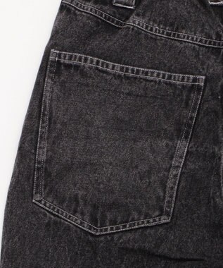 WEGO 【ユニセックス着用YD/ウエスト調整可/MLサイズ展開】グラフィックデニムパンツ デニムブラックソノタ