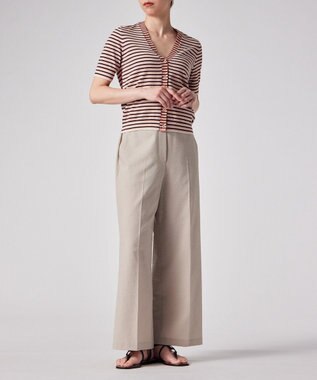 Paul Smith 【洗える】マルチボーダー ニット カーディガン ピンク