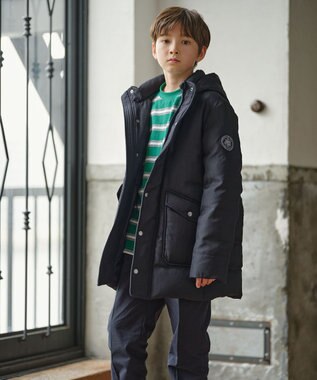 J.PRESS KIDS 【140-170cm】ボーダー 長袖Tシャツ グリーン系1