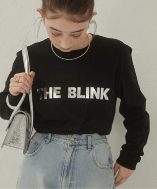 WEGO 【ANGIE VINTAGE】フロッキープリントロゴロンT