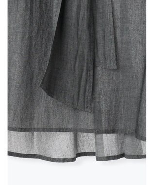 Te chichi シアーデニムボウタイブラウス ブラック