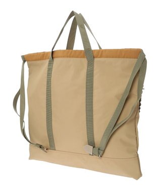 Green Parks ■ＣＯＮＴＲＯＬ　ＦＲＥＡＫ　ナイロン３ＷＡＹスクエアトート Beige
