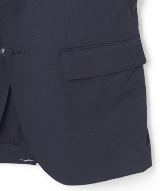 J.PRESS MEN 感動！？上品な見た目に着心地抜群なセットアップ【MECHANICAL】【超軽量 / 清涼感 / 洗える】ハイパワーストレッチジャケット ネイビー系