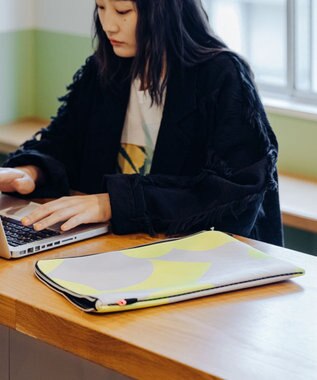 POLS ノートパソコンケース イエロー