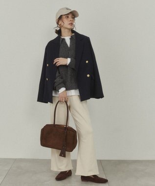 WEGO 【ANGIE VINTAGE/S/Mサイズ展開 / オケージョン対応 / セレモニー対応】ゴールドボタン テーラードジャケット / 金ボタン ダブル ブレザー ネイビー