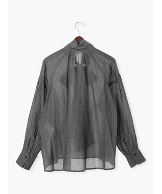 Te chichi シアーデニムボウタイブラウス ブラック