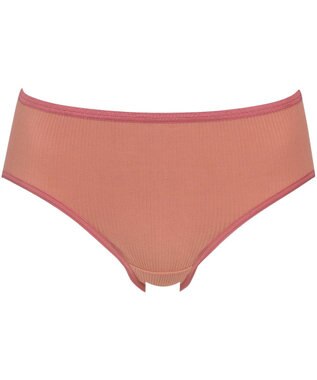 Wing ショーツ 【デイリーフィット リブ】 リブ素材(身生地部) はきこみ丈ふつう EC2400 ウイング／ワコール オレンジ