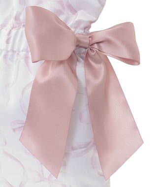 Maison de FLEUR リボン柄ダブルリボントートバッグ Pink