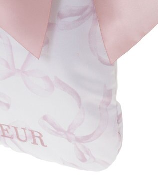 Maison de FLEUR リボン柄ダブルリボントートバッグ Pink