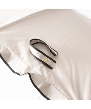 UNBILLION カシュネ cachenez / 【晴雨兼用】【日傘】 【UV カット率99.999.9％以上】PUへプラムトップレス折りたたみ傘 ベージュ