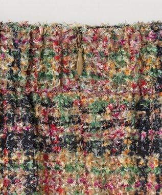 組曲 L ギミックチェックツイードスカート イエローミックス系5