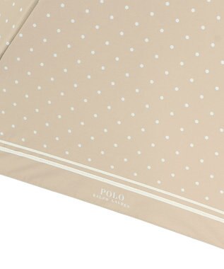 MOONBAT POLO RALPH LAUREN 晴雨兼用日傘 折りたたみ傘 ドット×グログラン／一級遮光 遮熱 UV ベージュ