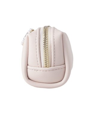 Maison de FLEUR パールビジュー合皮リボンロングポーチ Pink