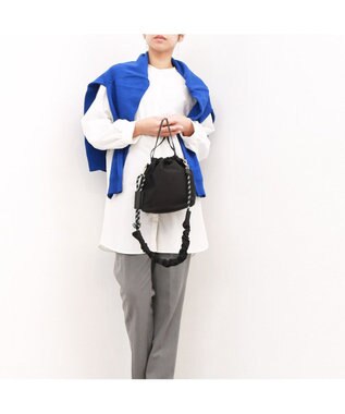 UNBILLION ペルケ perche / COOL MAX 2wayバケットバッグ ブラック