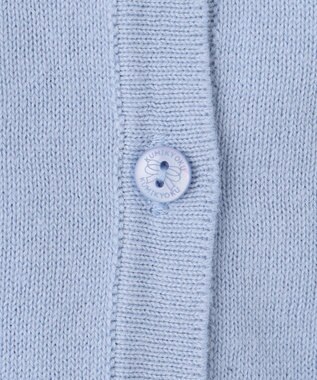 組曲 KIDS 【110-140㎝】リボンカラー カーディガン サックスブルー系