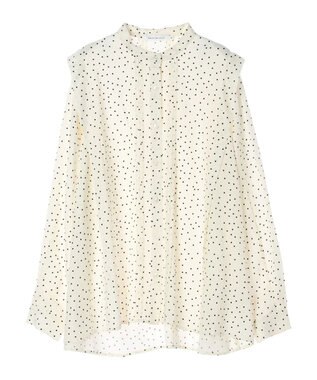 AMERICAN HOLIC サラックールタック使いブラウス Ivory