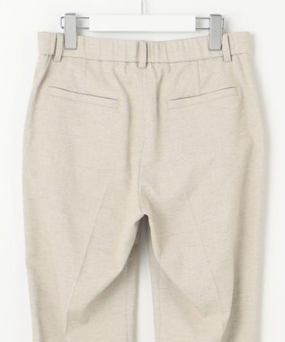 自由区 L 【接触冷感・UVカット・吸水速乾・洗える】シェルタリングテーパード パンツ ベージュ