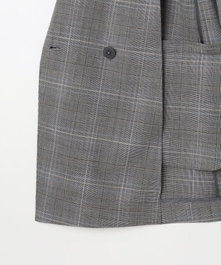 J.PRESS LADIES ANASTASIAトロ ダブル ジャケット グレーチェック系