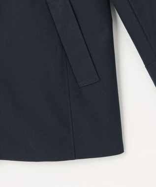 J.PRESS LADIES ドライストレッチ ショート ステンカラー コート ネイビー系