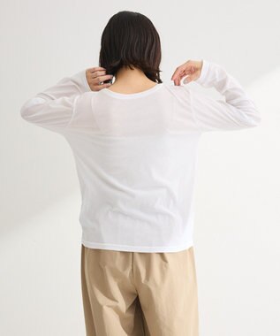 Green Parks シアー天竺プルオーバー Off White