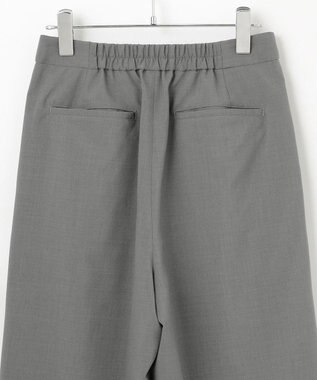 #Newans 【洗濯機可能/ストレッチ】ベリーワイドパンツ グレー