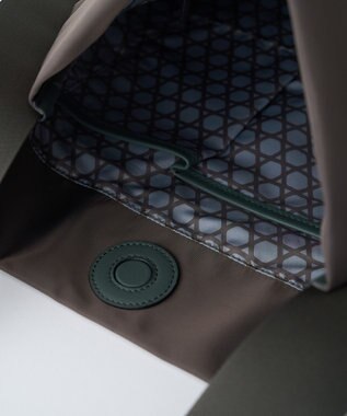 MIYABIYA LAQUOH【撥水加工】ミニマルナイロンワンショルダー (L) カーキ