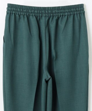ANY 【セットアップ対応/ウエストゴム】イージィケア美脚テーパードパンツ グリーン