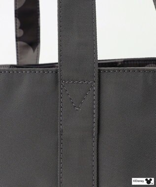 Y'SACCS 【Disney Collection】シルエットプリントトートバッグ　Lサイズ ダークグレー