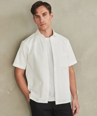 GOTAIRIKU ビジネスインナー/下着兼用【パックT】5.6oz 綿100％ スムース光沢加工 Tシャツ（クルーネック/2枚セット） ホワイト系