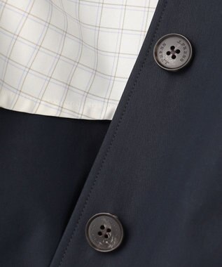 J.PRESS LADIES ドライストレッチ ショート ステンカラー コート ネイビー系