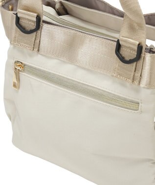 Green Parks ａｎｄｍｉｋｋａ．２ＷＡＹベルトトートバッグ Light Beige