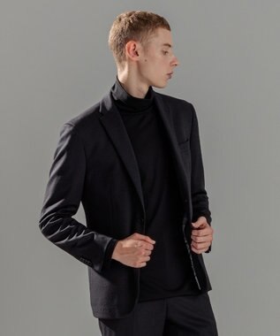 JOSEPH HOMME ウーステッドモックロディ ジャケット＜裏地：フォトコラージュプリント＞ グレー系1