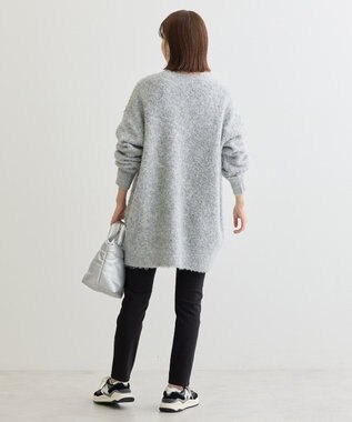 Green Parks 裏起毛ストレッチスキニーパンツ Black