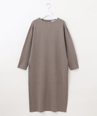 J.PRESS LADIES 【洗える】VIS/PE MILANO ニット ワンピース ブラウン系