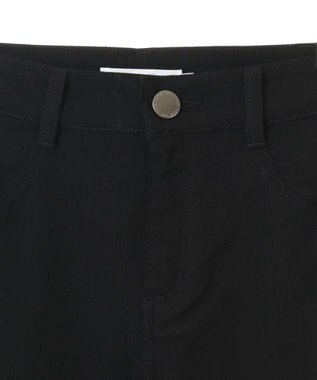 Green Parks 裏起毛ストレッチスキニーパンツ Black