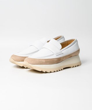 BONTRE 【LucaGrossi/ルカグロッシ】軽量スニーカーローファー/L102M-VS ホワイト