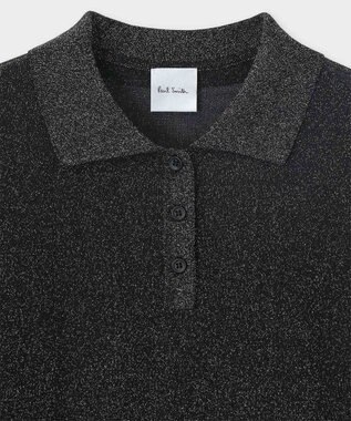Paul Smith 【洗える】 ルレックス ニットポロシャツ ブラック
