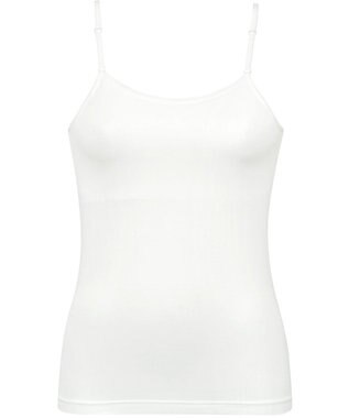 Wing ジュニア 胸あて付きキャミソール 綿混素材(身生地部) 二重仕立て(胸もと) 【STEP1 トップが目立ちはじめた胸に】  RL6317 ウイング／ワコール ホワイト