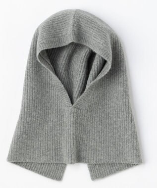 UNFILO 【洗える】ふわふわニット バラクラバ グレー