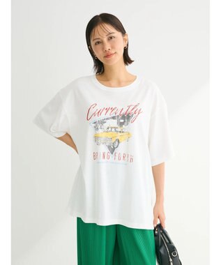 Green Parks ウ゛ィンテージカーロゴチュニック Off White