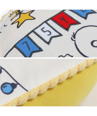 PET PARADISE スヌーピー 75周年 クッション 小型犬 イエロー