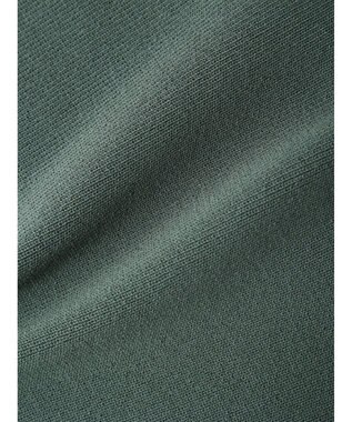 earth music&ecology 総針クルーネックハンソデプルオーバー Green