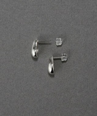 Phoebe 〈金属アレルギー対応〉パフメタルピアス　シルバー/ニッケルフリー シルバー