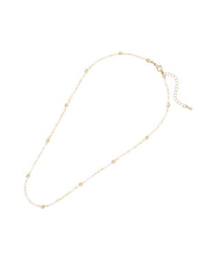 AMERICAN HOLIC カラービーズネックレス Beige