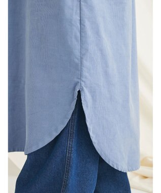 CRAFT STANDARD BOUTIQUE コーデュロイリブ付きワンピース Blue