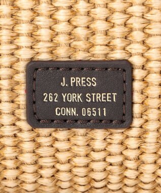 J.PRESS LADIES 【WEB限定カラーあり・2way】カゴバッグ キャメル×ダークブラウン系
