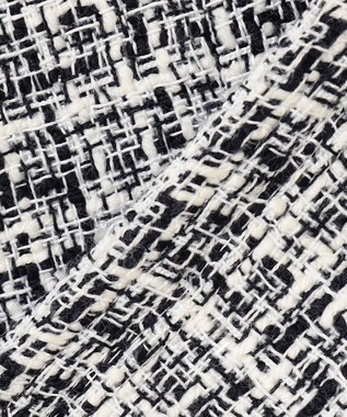 ANY ファンシーラメツイード ノーカラージャケット ホワイト系3